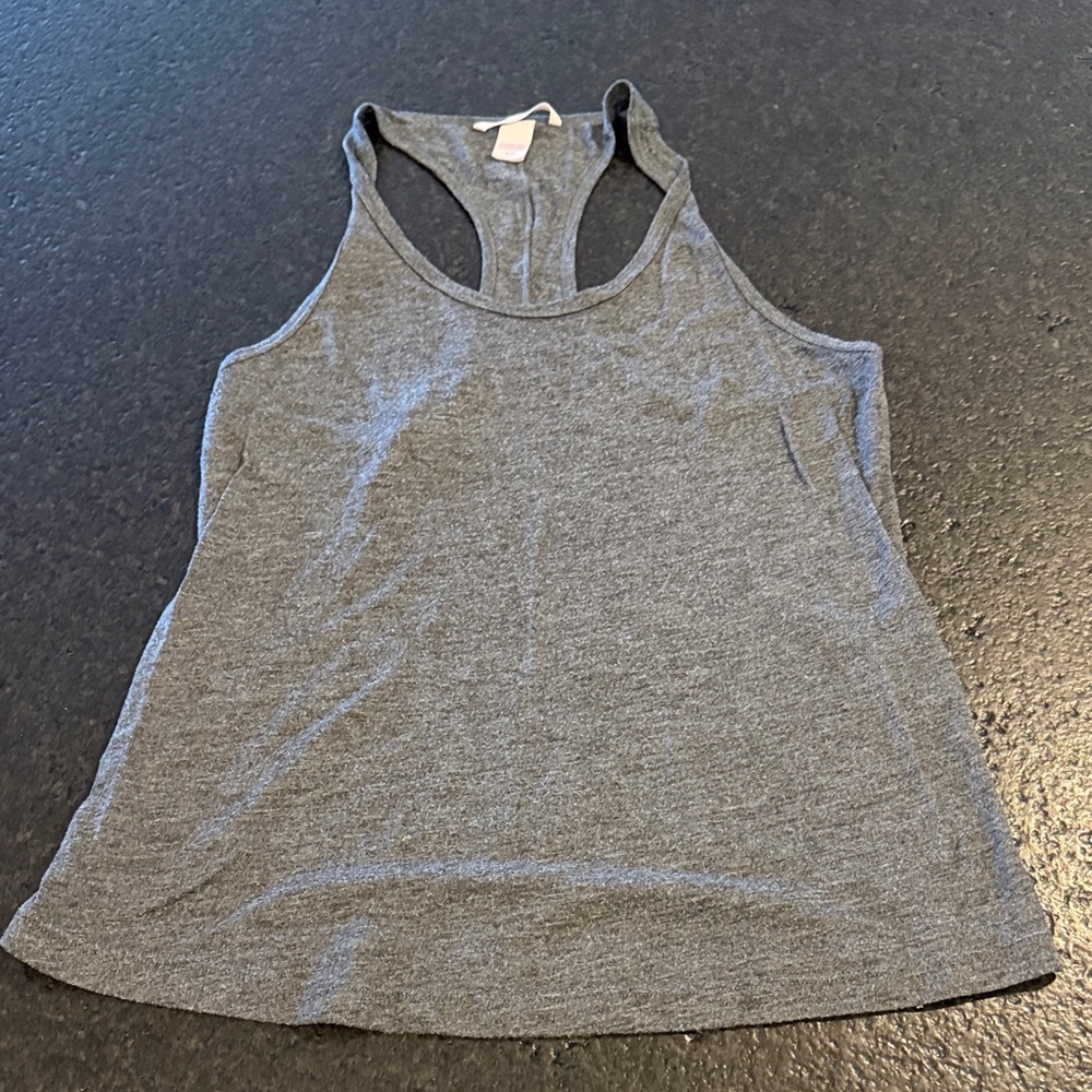Victoria's Secret Charcoal Racerback Tank Top